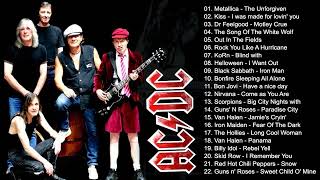 Iron Maiden, ACDC, Back Sabbath, Metallica, Kiss - Best 80s 90s Heavy Metal Songs