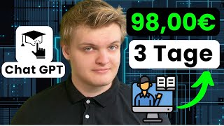 98€ in 3 Tagen: Ich baue live vor deinen Augen ein Unternehmen auf!