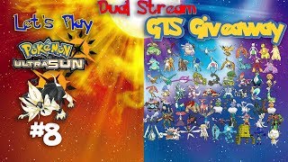 Dual Stream | Pokémon GTS Giveaways & Pokémon Ultra Sun Live Play - Episode 8 | Challenge 4!!