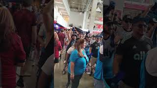 Charlotte FC Supporters try to take over Atlanta Uniteds stadium #shorts #futbol #sports #lol