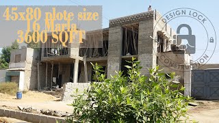 45x80 building house design | house construction | builders | construction |  RCC front elevation 22