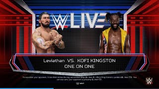 WWE 2K24 The Leviathan vs Kofi Kingston