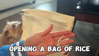 How to open rice bag EASILY