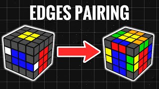 How to Solve Edges Pairs on 4x4 Rubik's Cube (Only One Algorithm)