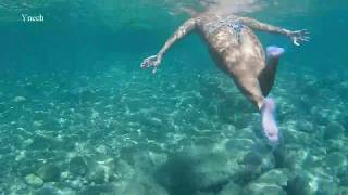 Girls on the beach take a selfie.(Девушки на пляже делают селфи.)