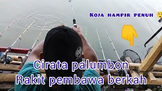 mancing terbaru cirata/masih di palumbon tepatnya rakit pitung,bikin penasaran..