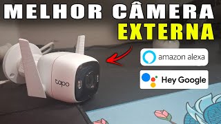 A MELHOR CÂMERA EXTERNA 2K de 2024! Funções Smart e Compatível com Alexa – TP Link Tapo C320ws