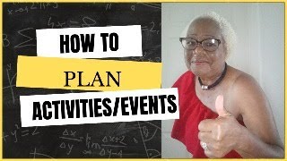 How to Plan Medicare Activities/Events