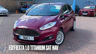 💙💙FORD FIESTA 1.0 Titanium2️⃣0️⃣1️⃣4️⃣ 1️⃣4️⃣Hot🔥Magenta Full Ford History💙💙Brooklands Quality Cars