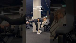 Mobility & Glutes workout  | single leg RDL hip CARs hip thrust  #gymshorts