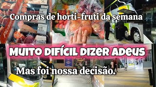 Compras de horti-fruti_recebi visita/foi muito difícil,mas... #vlog #rotina #dailyvlog #familyvlog