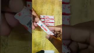 Kinder chocolate #shorts #asmrsounds