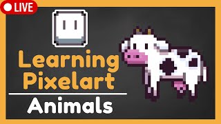 Barn Animals - Learning how to draw Pixelart