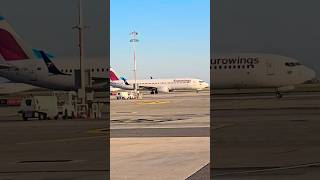 Aircraft in Runway #eurowings #airportlook #airport #flightvideos #flightvlog #aerodrome #flights