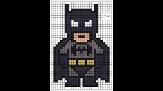 Best batman pixels/En iyi Batman pikselleri #batman #pixelart #mamedinart