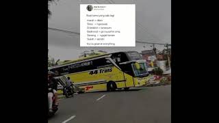 Story wa kata kata bus 44 TRANS||Story'wa bus keren 30detik||