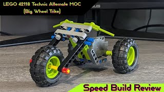 LEGO 42118 Technic Alternate MOC (Big Wheel Trike) - LEGO MOC Speed Build Review