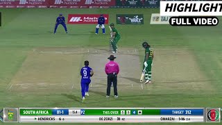 Afghanistan vs South Africa Odi Highlight 2024 | AFG vs SA 1st ODI Full Match Highlight Video 2024