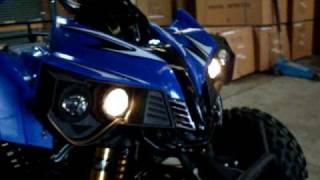 Crossfire 270 Mustang ATV 250cc OHC Zongshen Powered Race quad Lights and speedometer demo