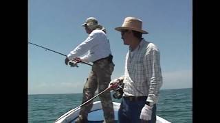 ISLA HOLBOX PARTE 3 PESCANDO CON MARCO MORALES Y MANUEL GOMEZ GRANDES SABALOS