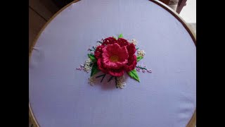 3D flower embroidery/Hand embroidery- Leisha's Galaxy embroidery.