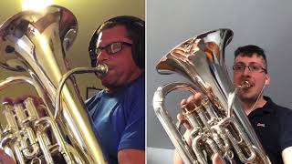 Euphonium Duet: 'Cross of Jesus' - Jonathan Mead