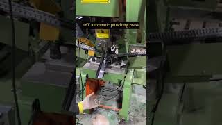 Metal Stamping with 16T automatic punching press