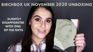 BIRCHBOX UK NOVEMBER 2020 UNBOXING