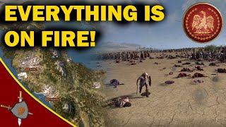 Ancient Empires - Early Game Rome - EVERYTHING IS ON FIRE! ♠