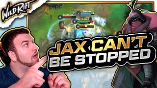 Jax CAN'T BE STOPPED in Wild Rift!! (English Commentary) | League of Legends: WIld Rift