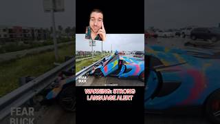 Kick streamer Jack Doherty just crashed his #McLaren while on stream #viralvideo #viralclips