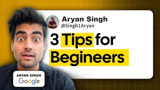 3 tips for BEGINNERS - software engineering, tech, coding