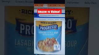 Amazon Find: Progresso Lasagna | Walmart to Amazon #shorts  #amazon #walmart