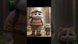 Cat story fighting #shorts #trending #ytshorts #kitten #cute #catlover #cat