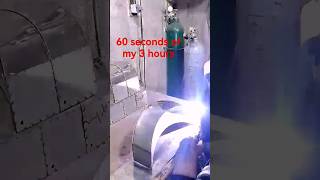 Tig Welding 60 seconds of my 3 hours #stainlesssteel#welding #tigwelding#welcome#welder #Choupani