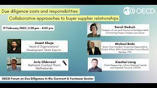 Due diligence costs and responsibilities: Collaborative approaches to buyer supplier relationships