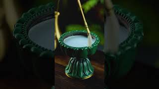 ASMR incense burner relaxing video with beautiful flute music #shorts