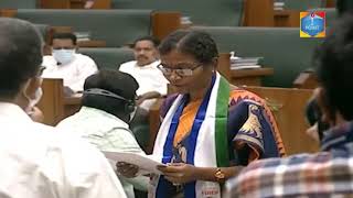 Dasari Sudha takes oath as MLA of Budvel || AP Assembly sessions || Point Media