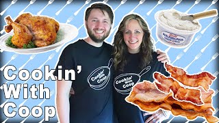 The BEST Bacon Wrapped, Cheese Stuffed Chicken! | Cookin' with Coop | Season 1 Finale!