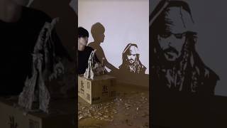 Great art work 🎭 | shadow art | a like for this hardwork ❤️ #movingshadow #art