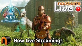 ALPHA  BOSS FIGHT Ark Survival Ascended NOOBLETS LIVE!