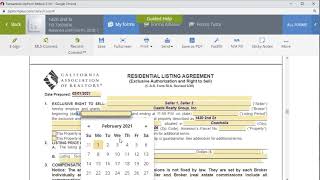 Tutorial: California Residential Listing Agreement