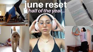 JUNE RESET🪩🤍💫 | productive + healthy habits