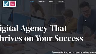 How to Create Digital Agency Website In Wordpress