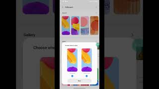 how to set lock and home screen wallpaper in Samsung galaxy f12,lock and home screen wallpaper setti