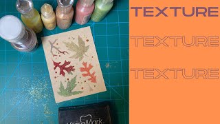 Mixed Media Magic!  Beautiful Fall Stenciled Panel