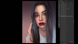 Painting in Photoshop timelapse (source) 2019 03 14