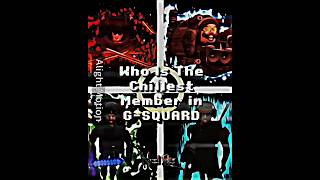 Who is the Chillest member of G-Squard! #shorts #viral #fypシ #skibiditoilet #edit #edits