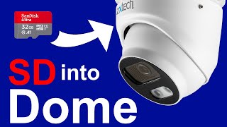 How to Add MIcroSD Card for AI Range Dome Camera.