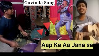 AAP KE AA JAANE SE Drum cover Govinda | Dabbu uncle |Sanjeev shrivastava#shorts